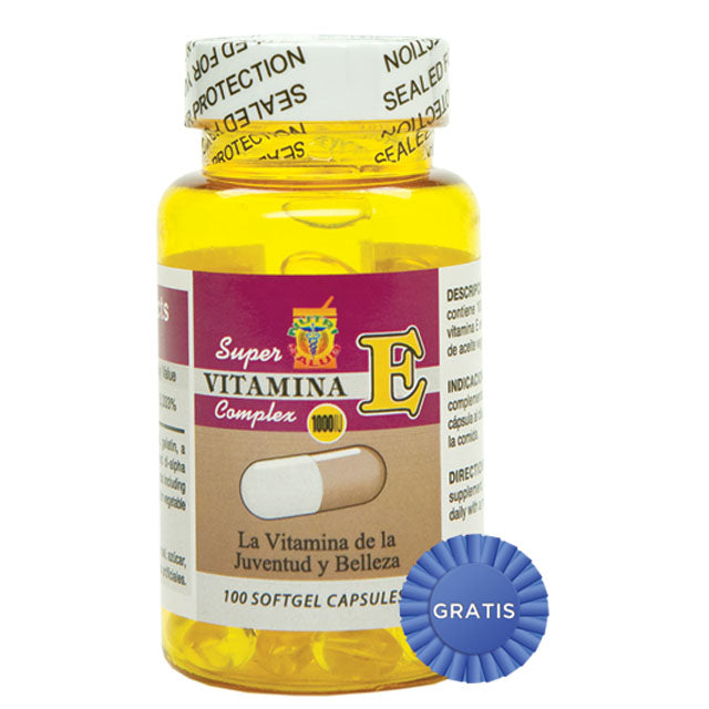 1 Frasco Vitamina-E Capsulas